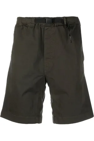 Woolrich Belted cotton shorts
