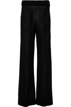 Totême Fine-knit palazzo pants