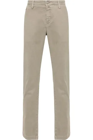 Jacob Cohen Bobby logo-patch trousers