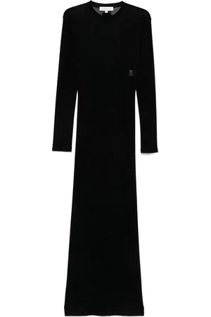 Ludovic De Saint Sernin Velvet maxi dress