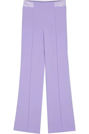 Manuel Ritz Straight-leg crepe trousers