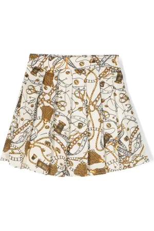 Moschino Graphic-print pleated skirt