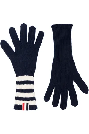 Thom Browne 4 Bar cashmere gloves