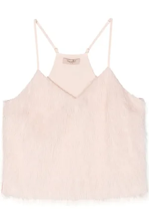 Twin-Set Feather-like tank top