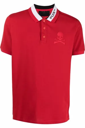 Philipp Plein Logo embroidered polo shirt