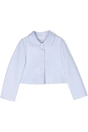 Simonetta Cropped Peter Pan-collar jacket