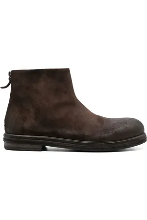 MARSÈLL Worn-effect ankle boots