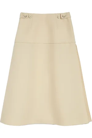 Jil Sander Buttoned A-line midi skirt