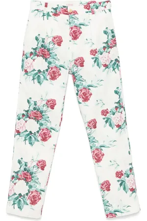 Fursac Floral-print trousers