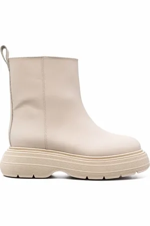 Gia Borghini Marte chunky leather ankle boots