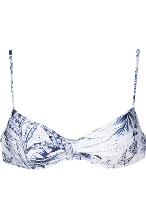 Lygia & Nanny Palm-tree print bikini top