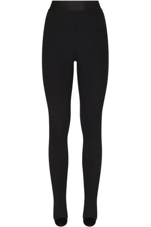 Dolce & Gabbana Technical jersey leggings with branded elastic