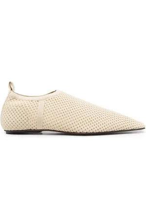Nanushka Bujum mesh-knit slip-on shoes