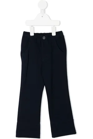 Familiar Elasticated-waist straight-leg trousers