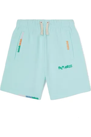 Palm Angels Embroidered-logo shorts