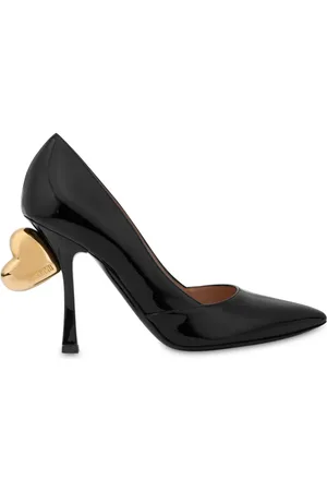 Moschino Heart-appliqu?? leather pumps