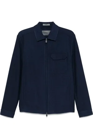 corneliani Textured shirt jacket