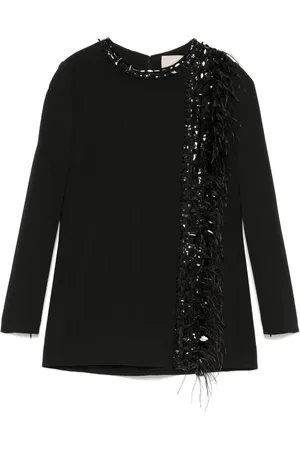 Elie saab Embroidered cady blouse