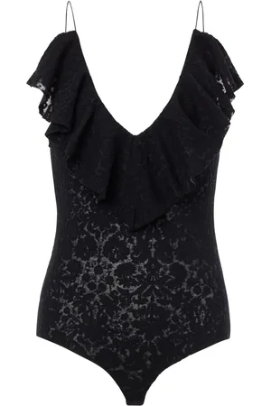 Serafini Lace-detailing top