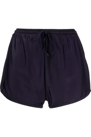 Duskii Elasticated-drawstring swim shorts