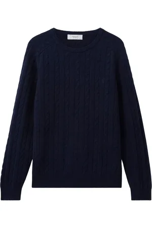 PRINGLE OF SCOTLAND Cable-knit lambs wool jumper