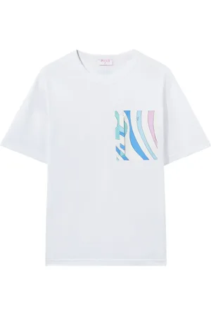 Puccini Marmo-print cotton T-shirt
