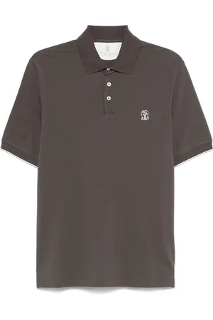 Brunello Cucinelli Logo-print polo shirt
