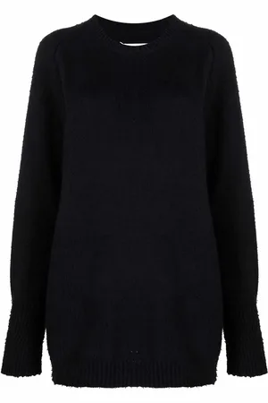 Maison Margiela Brushed-finish crew neck jumper