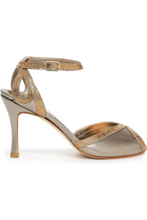 Sarah Chofakian Gelee 75mm leather sandals