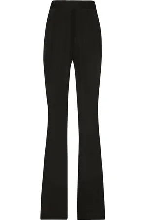 Dolce & Gabbana Semi-sheer chiffon flared trousers