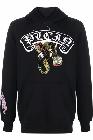 Philipp Plein Logo-print pullover hoodie