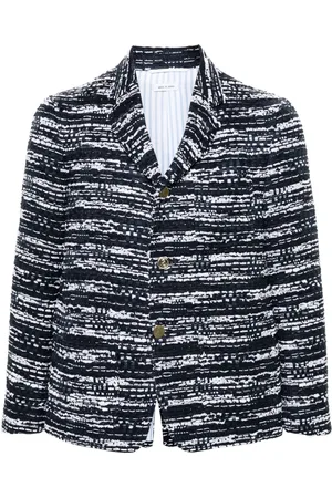 Thom Browne Unconstructed tweed blazer