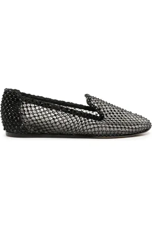 LE SILLA Gilda rhinestone-embellished ballerina shoes
