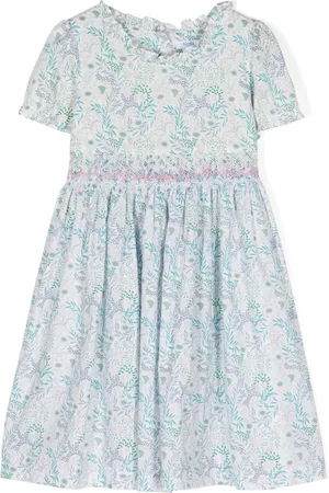 SIOLA Floral-print flared dress