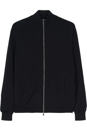 FEDELI Virgin wool zip-up cardigan