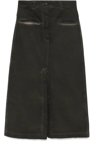 UMA WANG Cotton midi skirt