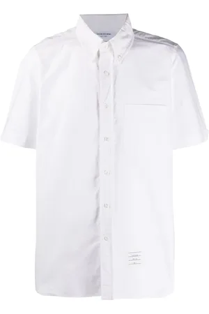 Thom Browne Grosgrain-trim Oxford shirt