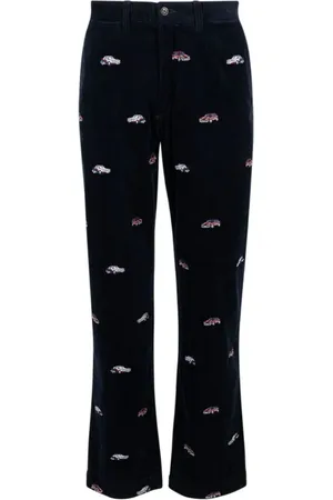 PALACE X Ralph Lauren GTI embroidered corduroy trousers
