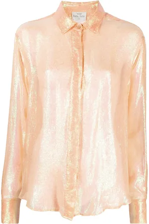 FORTE FORTE Semi-sheer textured shirt