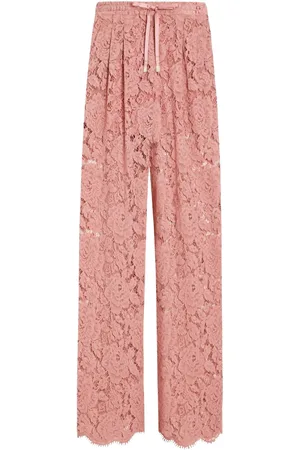 Dolce & Gabbana Floral lace trousers