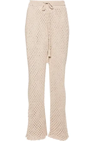Alanui A Love Letter To India macram?? trousers