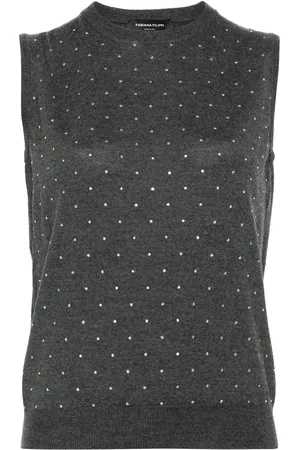 Fabiana Filippi Crystal-embellished vest