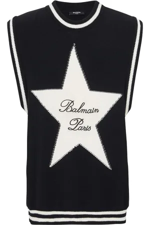Balmain Signature Star sleeveless jumper