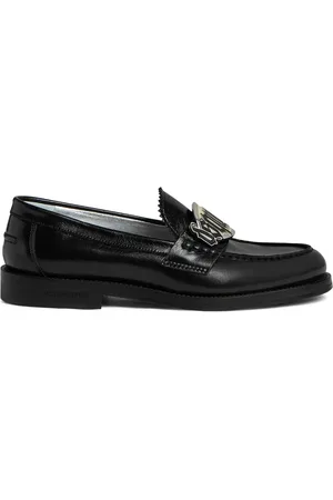 Dsquared2 Logo-plaque leather loafers