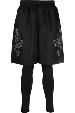 Philipp Plein Tiger-print running short-pants
