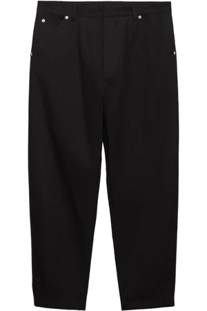 Prada Triangle-logo tapered trousers