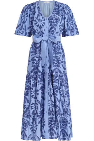 Marie Oliver Natty floral-print midi dress