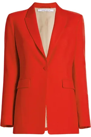 Another Tomorrow Single-breasted merino wool blazer