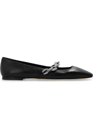 Jimmy Choo Diamond Tilda leather ballerina shoes