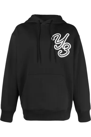 Y-3 Logo-print organic-cotton hoodie
